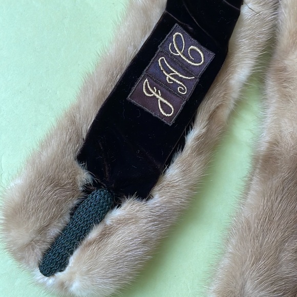 Vintage cream mink fur - Picture 9 of 12